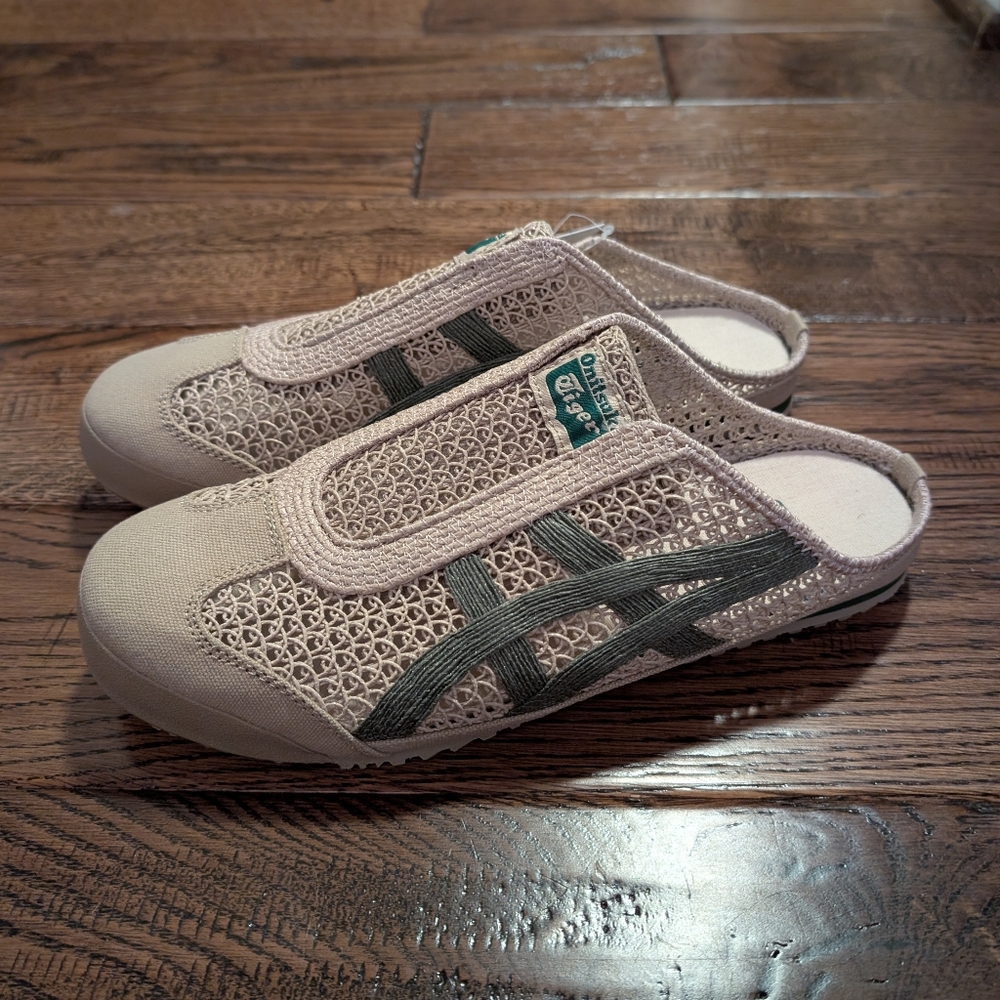 NEW Onitsuka Tiger Mexico 66 Sabot (2025), Coffe/Green 1183C123-252  